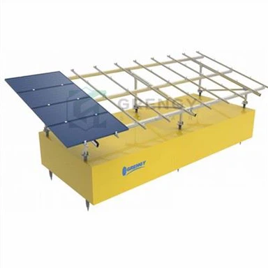 Алуминиеви стелажи за слънчеви панели Заземен монтаж