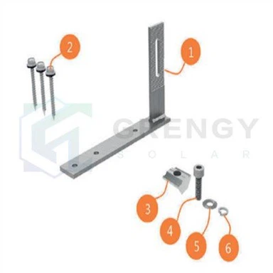 Плосък плочки покрив слънчева кука