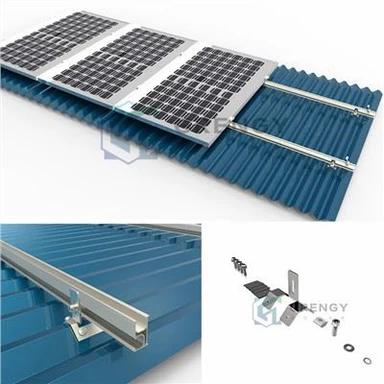 Трапецовидни метални покривни скоби за слънчев панел
