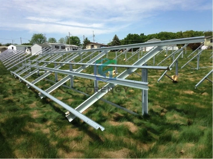 Double Post Ramming Solar Mounting System