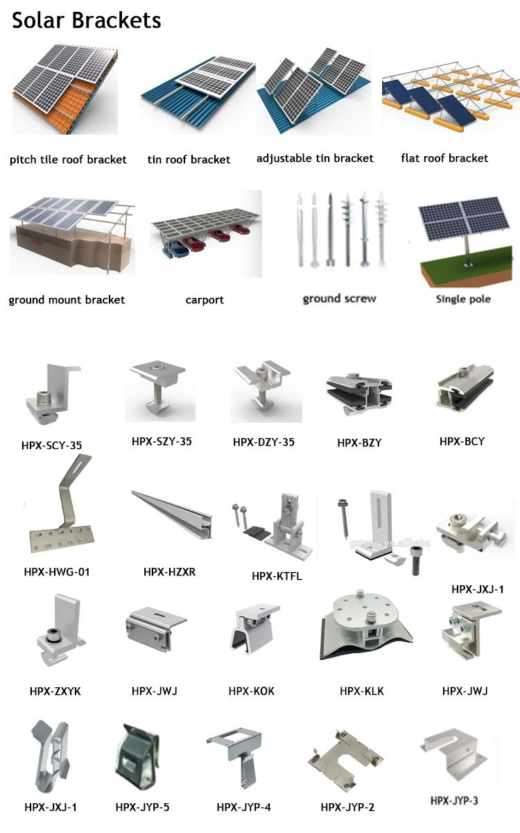 Hot Sale Solar Pv Mounting Brackets