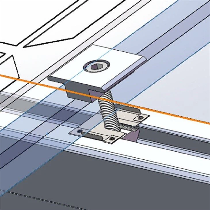 Solar Clamps For Galvanized Steel System
