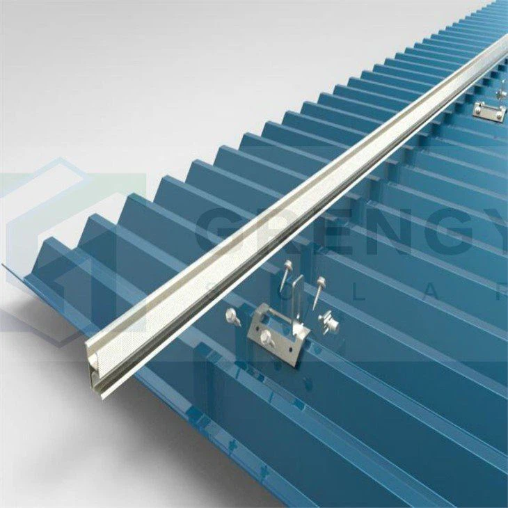 Трапецовидна метална покривна кука за слънчева стелажна система