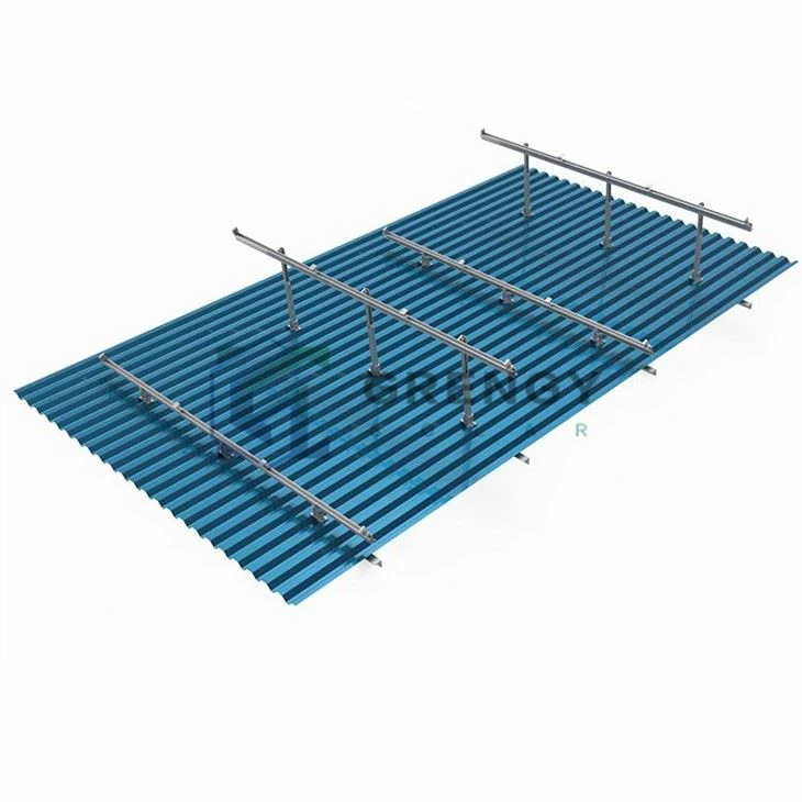 Adjustable Tilt Solar Metal Roof Mounting System