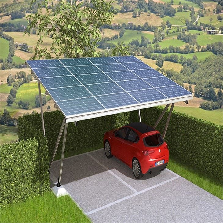 Residential solar carport