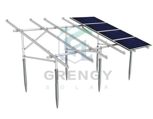 Aluminum Solar Mounting Ground Pv Module Support Racking / Structure