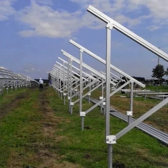Aluminum Solar Mounting Ground Pv Module Support Racking / Structure