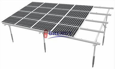 Алуминиеви соларни монтажни заземяващи стелажи/конструкция на фотоволтаични модули