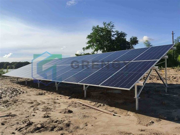 Aluminum Ground Mount Pile Screw Foundation