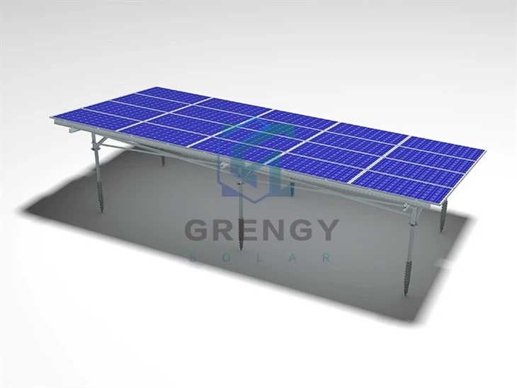 Aluminum Modular Solar Panel Mounting Structure