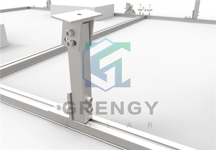 Flat Roof Ballasted Solar Racking Systems