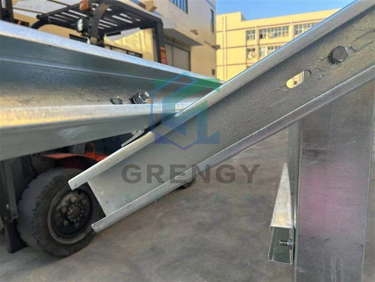 HDG C Profile For Ground Solar Panel Rack System