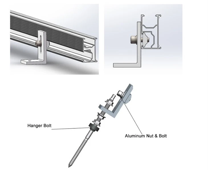 Heavy-Duty L-Bracket For Metal Roof Solar Racking Systems suppliers