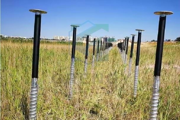 Helical Piles For Fence Posts