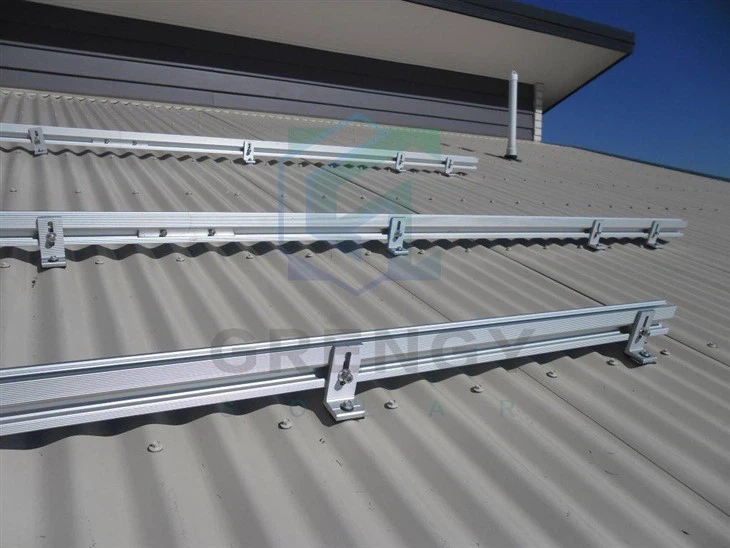 L Feet Solar Metal Roof Mounting