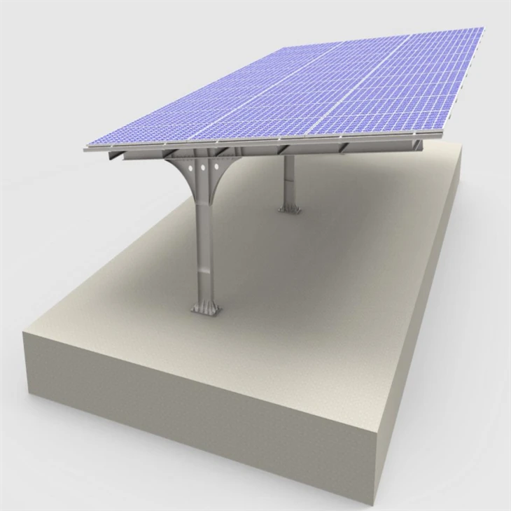 T Type Steel Carport Mounts For Solar Panel