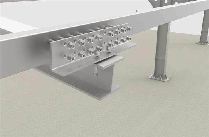T Type Steel Carport Mounts For Solar Panel